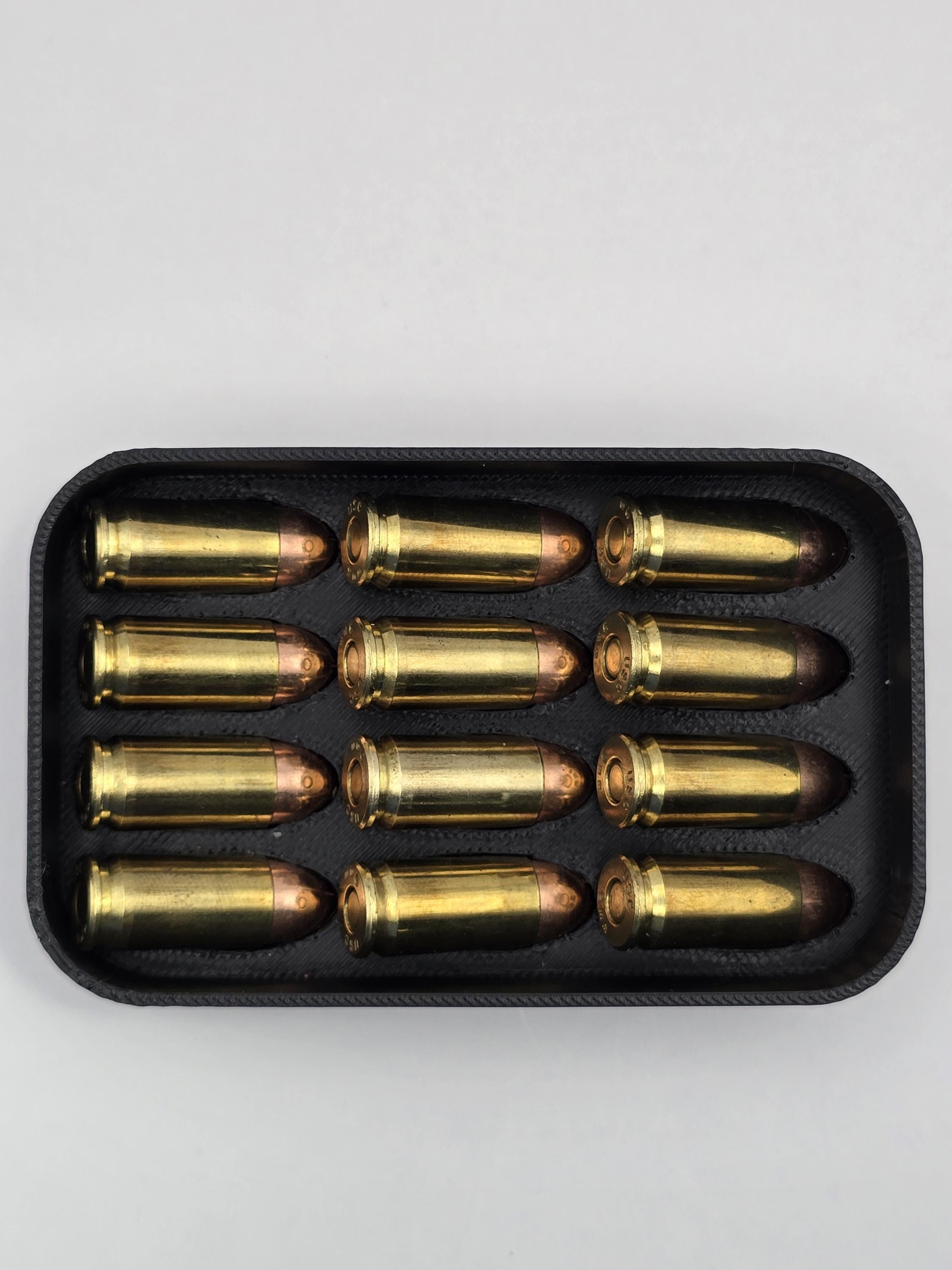 9mm Ammo Organizer Insert for Altoids Tin: Concealed Carry, EDC, Slim carry in pocket, bag, purse