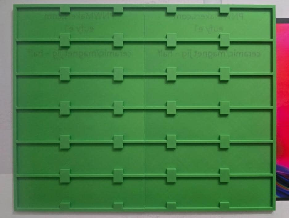 EufyMake E1 UV Printer Jig: 30 Rectangle Ceramic Magnet Alignment Fixture
