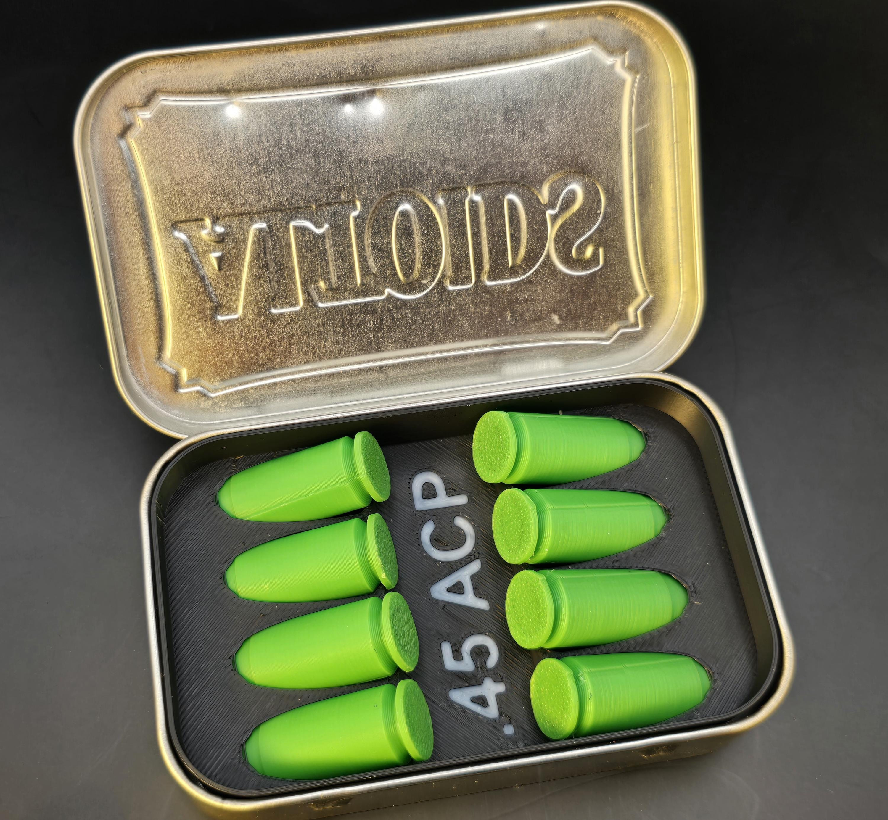 Bugout Tin 45 ACP Altoids Insert - Ammo Organizer - Conceal Carry - EDC