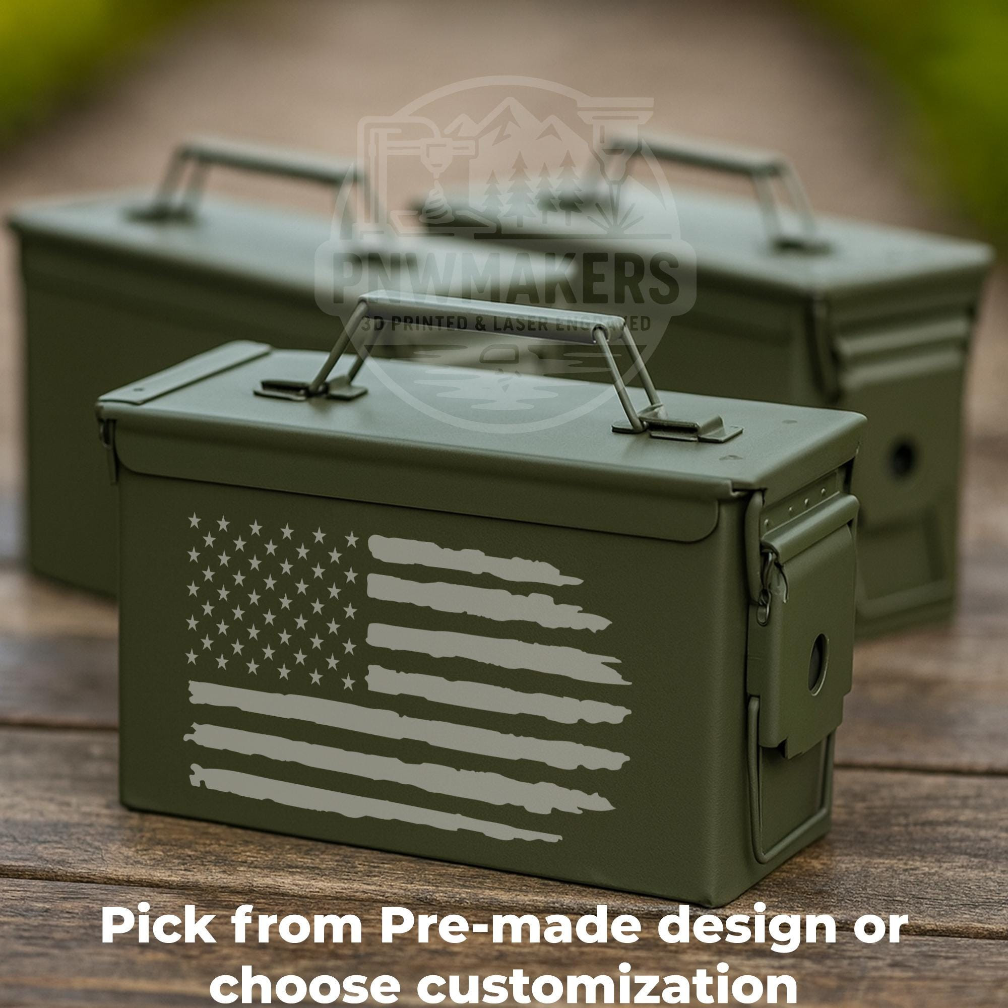 Authentic Engraved Ammo Can, Ammunition Box, Christmas Gifts for Men, Gift for Him, Hunter Gift, Dad Gift, Personalized Gift for Husband